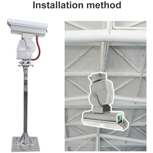 Disuasor láser automático de Cazadores de pájaros: Repelente de pájaros Impermeable de 360° controlado por aplicación, Cubre 300㎡, eficaz para Palomas, estorninos, gorriones y más.