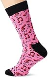 Happy Socks Herren City Jazz Socken, Pink (Pink 300), 7/10 (Herstellergröße: 41-46)