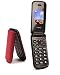 Produktbild TTfone Flip TT140 Handykamera Bluetooth Günstigstes Klapp-Clamshell-Handy, Rot
