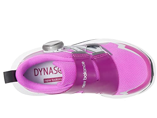New Balance Tênis de corrida infantil unissex Dynasoft Reveal V4 Boa, Rosa cósmica/roxo perfurado/pr