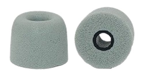 Earphones Plus K-6MF-GYL Memory Foam Earbuds, Replacement Ear Buds for in Ear Earphones