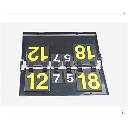 Marcador de baloncesto y tenis de mesa con tablero de puntuación portátil 7
