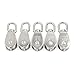 Aexit 5pcs M20 Material Handling 304 Stainless Steel Lifting Crane Swivel Hook Single Snatch Blocks Pulley Block