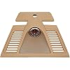 Sport Chrono Stopwatch Mounted Dashboard for Porsche Panamera 2010-2016, Beige Panel and Red Clock