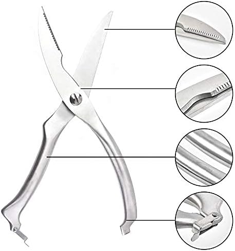 Kitchen Scissors Kitchen Shears 25cm Stainless Steel Kitchen Poultry Chicken Bone Scissor Cutter