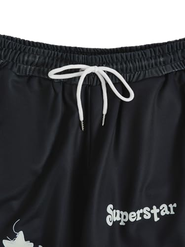 Men's Flared Sweatpants Y2k Letter Graphic Joggers Streetwear3