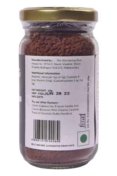 Image of The Wandering Bean Instant Filter Kaapi - 60G Coffee, Granules, Bottle