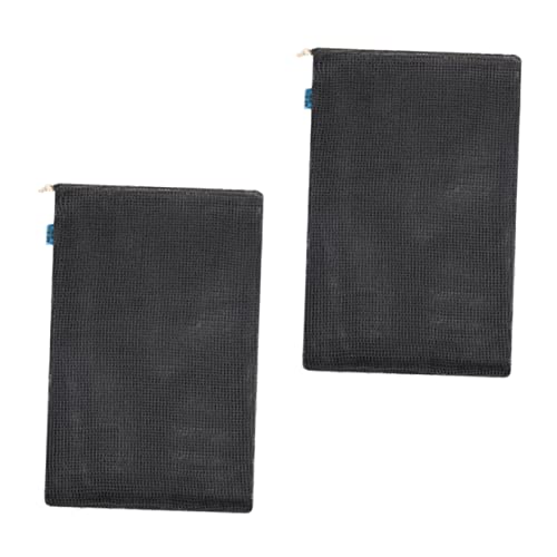 Zerodeko 2 piezas Bolsas de Malla de Algodón con Cordón Grande para Almacenamiento de Verduras y Frutas Reutilizables y Transpirables