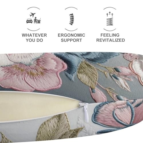Almohada de viaje espuma viscoelástica tamaño único miniatura 5