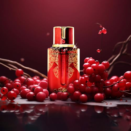 Image of Arabiyat Cranberry Musk EDP 100 ml - Fresh Unisex Fruity Floral Perfume with Cranberry, Jasmine & Vanilla, Long‑Lasting Natural Spray Vaporisateur