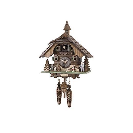Engstler Quartz Cuckoo Clock Heidi House with Music