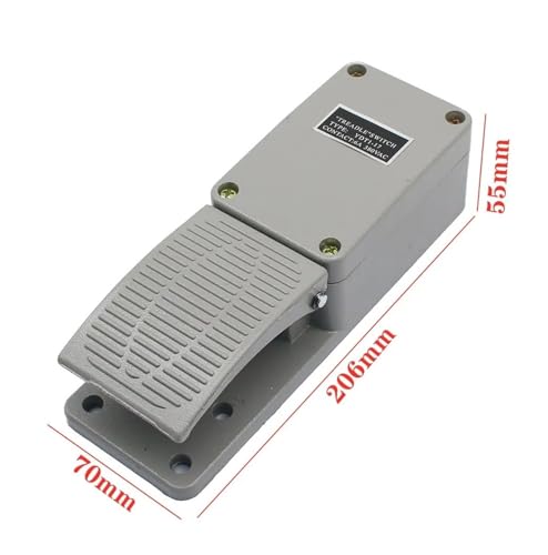 Interruptor de pie YDT1-17 para control manos libres en botón eléctrico 6A 4