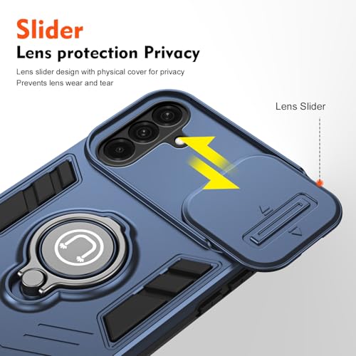 Coque résistante aux chutes pour Samsung A36 à béquille intégrée - 2
