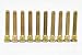 Project Innovation 71mm Total Length Long Extended Wheel Studs Wheel Bolts Compatible with FJCruiser m12x1.5x71 Year 2007-2014 1 Set 10pcs Gold
