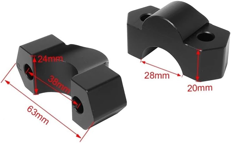 Motorbike Handlebar Risers Motorcycle CNC 28mm Handlebar Risers Clamp Height UP Adapter Black/Silver For F850GS For Adventure F 850 GS F850 Adv 2018 2019