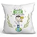 MUGFFINS Cojín Papá -Familia Mundo -Regalos Originales y Divertidos para Decoración -Cojín: Relleno + Funda (40x40 cm). Tacto algodón