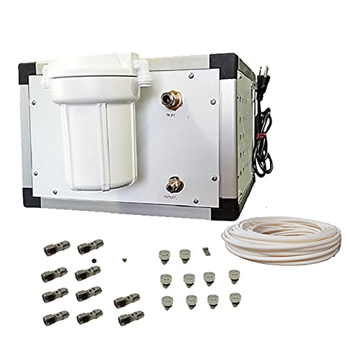 mistcooling High Pressure Misting Kit 1000 PSI - Flexible Nylon Tubing (20 Nozzle)