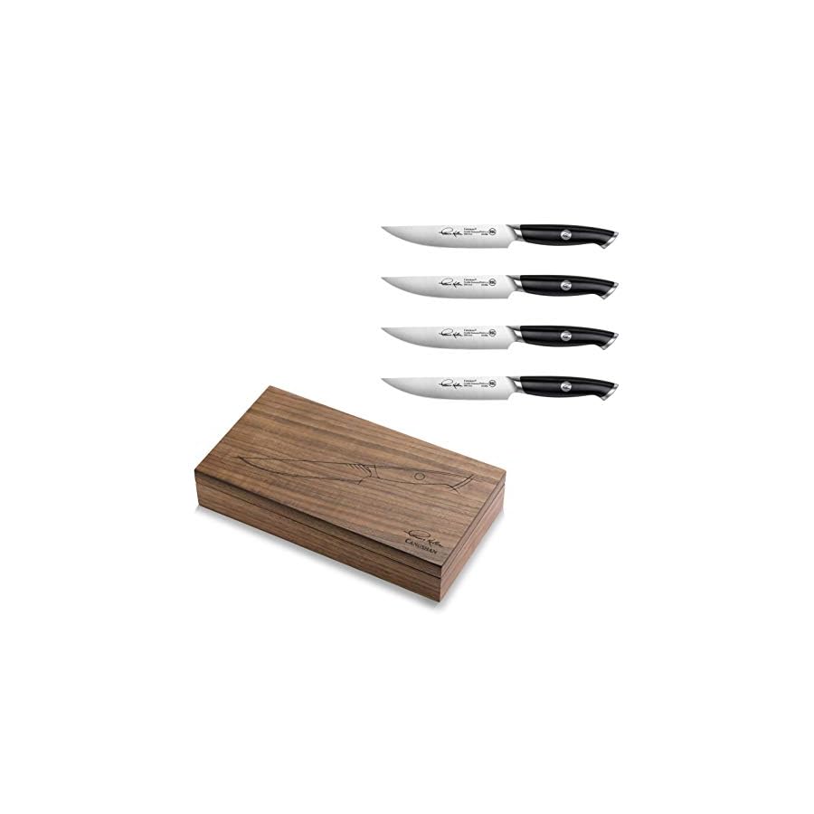 Cangshan-Thomas-Keller-Signature-Collection-4-Piece-Steak-Knife-Set-5-Inch Cangshan Thomas Keller Signature Collection 4-Piece Steak Knife Set, 5-Inch