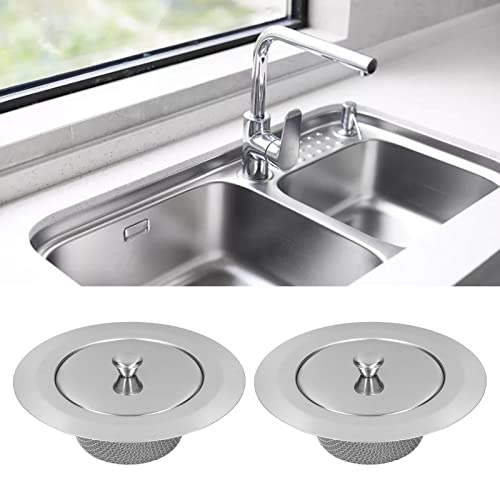 Colador para fregadero de cocina 2 piezas acero inoxidable miniatura 7