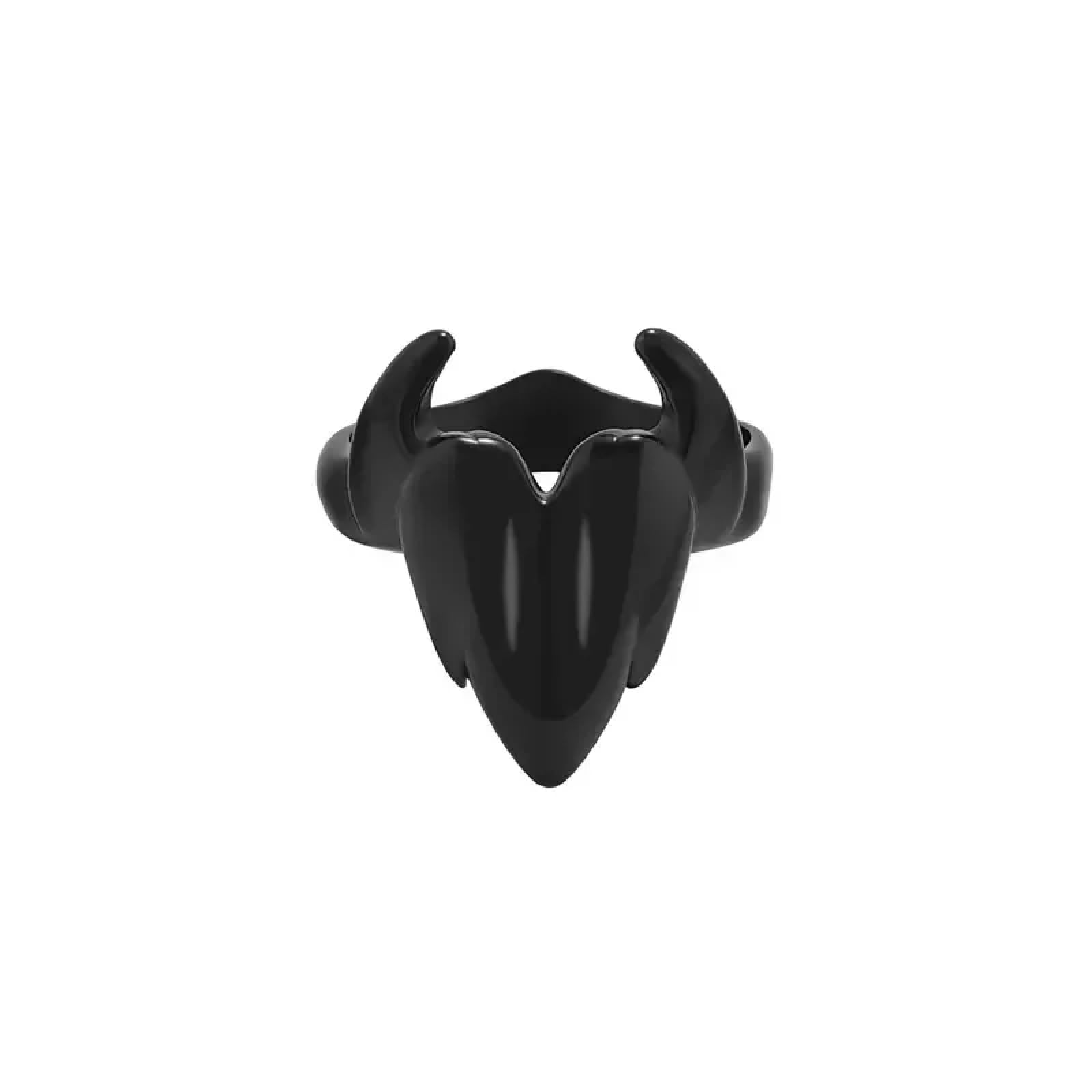 Ring Ringe Damen Bijouterie Herren Übertriebener Ring Im Dunklen Gothic-Stil Für Männer Und Frauen, Nischen-Street-Hip-Hop-Design, Mehrschichtiges Paar, High-End-Trend