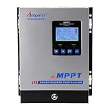 60 amp 12V/24V/36V/48v DC 150V PV Input MPPT Solar Charge Controller Auto LCD Display Solar Panel Regulator fit for Gel Sealed Flooded and Lithium Battery