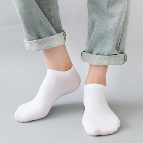 Women's 3 Pairs Summer Thin Shallow Socks Solid Color Size 5-93