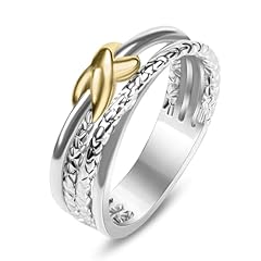 X crossover band ring