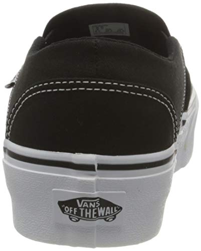 Vans Vans Women's Asher Platform Sneaker, Canvas Black, 34.5