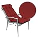 SuperKissen24 Cojín de Silla Jardin 123x48 cm Asiento para Interior y Exterior...