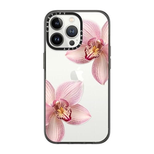 CASETiFY (�P�[�X�e�B�t�@�C) �R���p�N�g�P�[�X iPhone 13 Pro�p [�y�� / 4�t�B�[�g �R�p�O���[�h��2�{�̗����ɑ΂���ی�/�X����] - Orchidia - �N���A�u���b�N