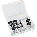 POWERTEC 71173 T Track Knob Kit, 1/4-20 Threaded Bolts and Washers, 46 Piece Set, T Track Bolts, T Track Accessories for Woodworking Jigs and Fixtures