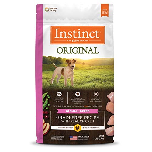 Instinct Original Small Breed Grain Free Recipe with Real Chicken Natural Dry Dog Food by Nature's Variety, 4 lb. Bag
