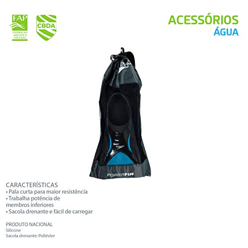 Speedo Nadadeira Power Fin Azul