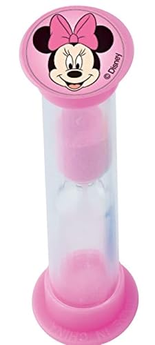 Girl Themed Licensed 4Pc Bright Smile Oral Hygiene Bundles! Light Up Toothbrush, Toothpaste, Brushing Timer & Mouthwash Rinse Cup! Plus Dental Gift Bag & Tooth Saver Necklace! … (Minnie Mouse) #TOP1