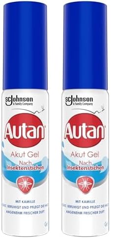 Autan Insektenstich-Gel, zum Auftragen nach Insektenstichen (20ml) (Packung mit 2)