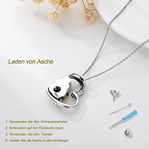 Collana per cani in argento Sterling 925 con