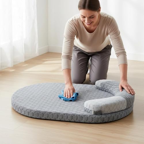 Matelas réfrigérant pour chat avec oreiller surélevé lavable