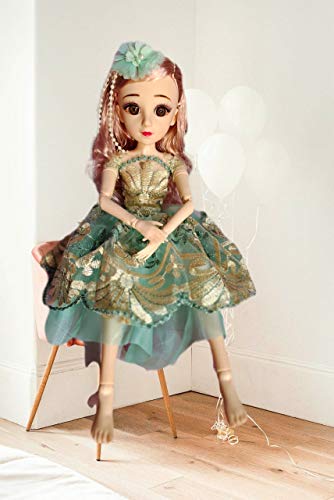 Image of DSR BJD Dolls 50CM Smart Doll Jointed Doll DSR Toys with Music Gift for Girls Best Gift All Festival (50CM) (Light-Green)