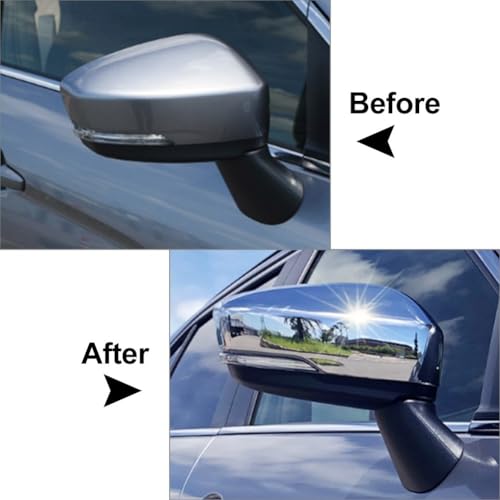 Coques rétroviseurs chromées pour Eclipse Cross 2018-2020