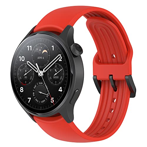 KUTEWEU Compatible with Mi Watch S2/Xiaomi Watch S1 Pro Watchband,Silicone Replacement Bands