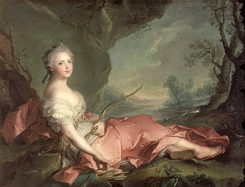Affiches toile 50x70 cm Portrait de Maria Adelaide pour habiller un mur vide