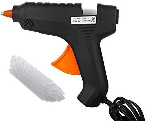 MHK Heavy Duty Hot Melt Glue Gun 40W with 15 Glue Sticks Free (3 Months Warranty)