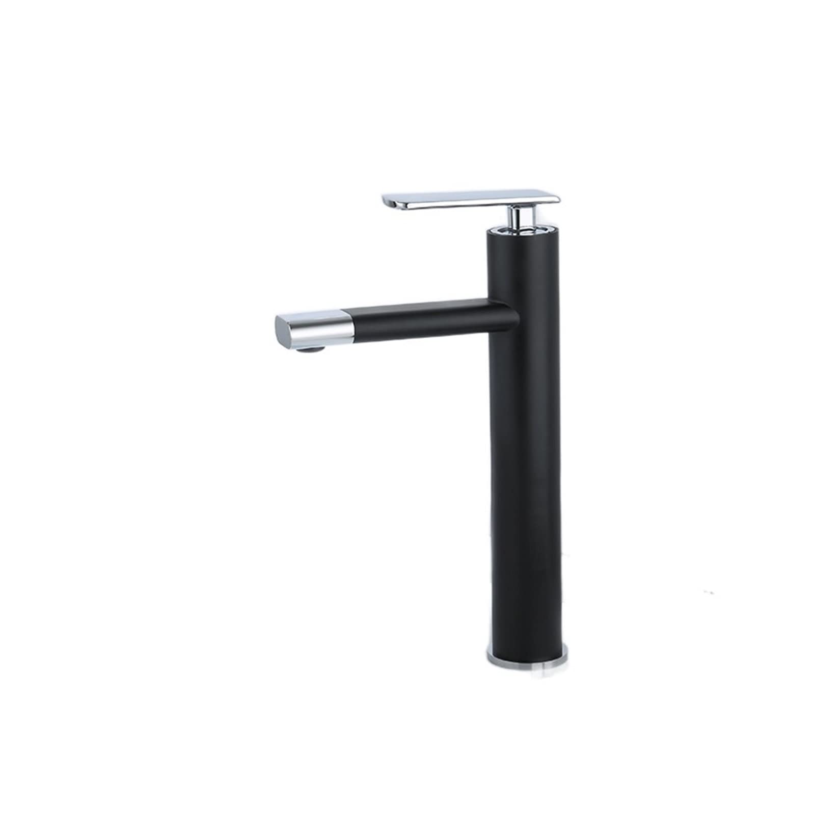 Robinet de lavabo en laiton massif noir mitigeur rotatif haut de qualité supérieure