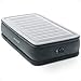 Intex 67765ED Dura-Beam Deluxe Comfort-Plush Mid-Rise Air Mattress : Fiber-Tech – Twin Size – Built-in Electric Pump – 13in Bed Height – 300lb Weight Capacity