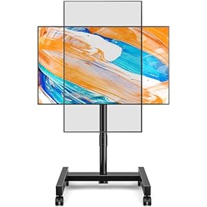 TVON TV Ständer mit Rollen 13-50 Zoll