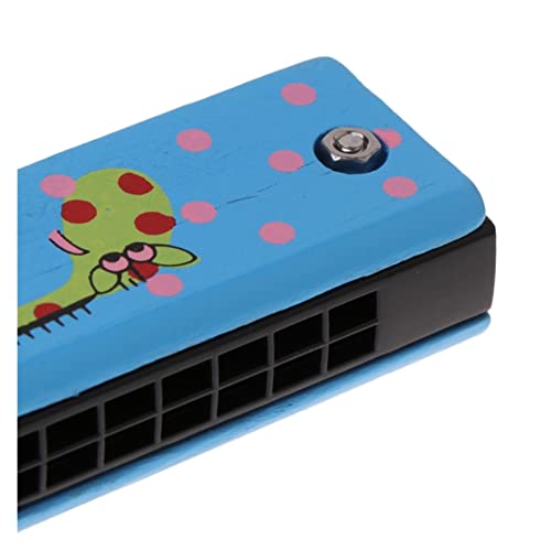 Lblx 16-gaats Schattig Mondharmonica Blaasinstrument Voor Beginners Muziek Educatief Speelgoed Houten Mondharmonica… - Image 7