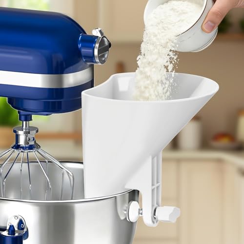 KingofKings Flour Funnel for Kitchen Aid Accessories and Attachme...
