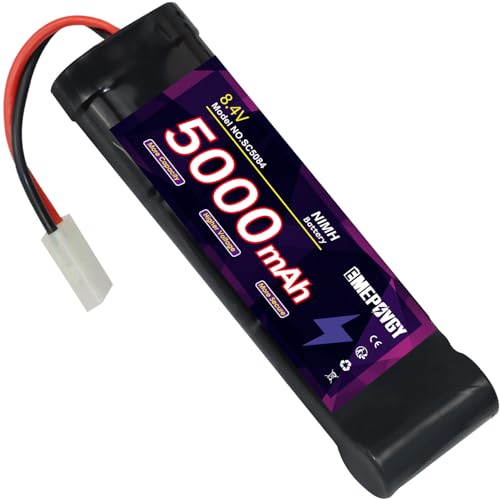 Batería 8.4V 5000mAh NiMH para solucionar la baja autonomía de tu coche RC
