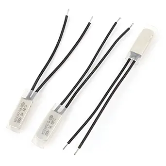 uxcell 3 Pcs KSD9700 50 Celsius Normal Open Bimetal Thermostat Switch