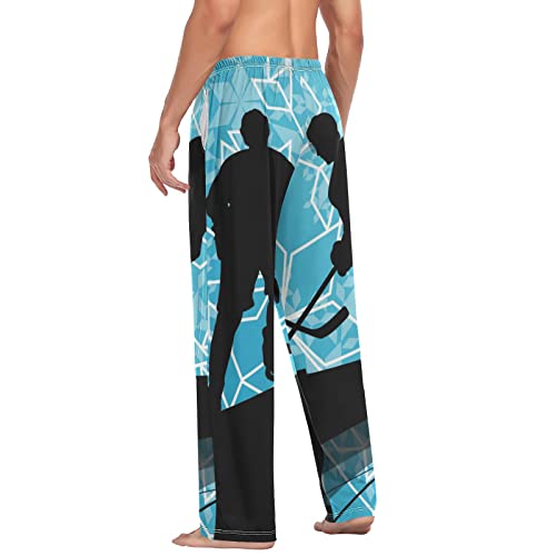 Sport Theme Men's Pajama Pants, Soft Pajama Pants for Men, Fashion Print Lounge Pants Sleepwear,S M L XL XXL4